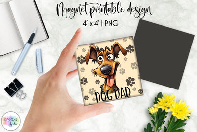 Funny Dog Lover Coaster Sublimation, Funny Dog Quotes Print Sublimation Designs by Ira 