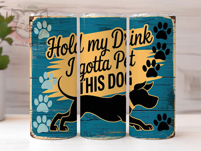 Funny Dog Lover Humor Tumbler, Funny Pet Owner Cup, 20oz Animal Lover Gift, Sarcastic Dog Tumbler, Puppy Parent Sublimation Wrap, Pet Obsessed Humor Tumbler, Cute Dog Mom Cup Design Sublimation Lara' s Designs 