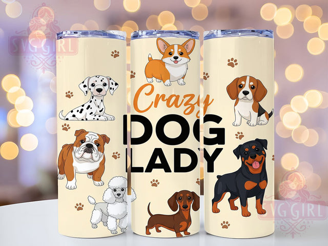 Funny Dog Mom Pet Tumbler Wrap, Funny Dog Quote, Pet Lover Gift, Dog Lady Design, Sublimation Template, 20oz Tumbler Wrap, Dog Owner Gift Sublimation SvggirlplusArt 