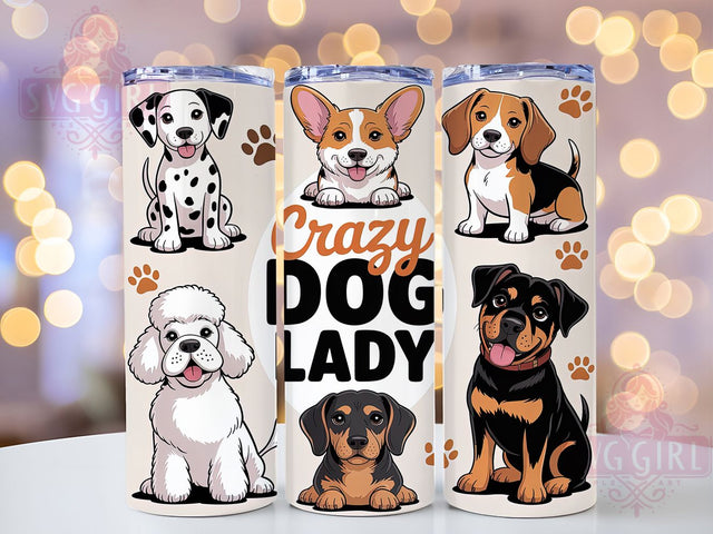 Funny Dog Mom Pet Tumbler Wrap, Funny Dog Quote, Pet Lover Gift, Dog Lady Design, Sublimation Template, 20oz Tumbler Wrap, Dog Owner Gift Sublimation SvggirlplusArt 