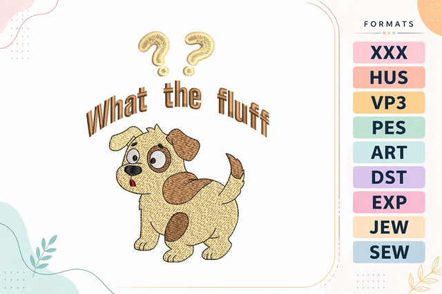 Funny Dog Quote Embroidery Design Embroidery/Applique DESIGNS sg embroidery 