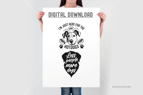 Funny Dog Quotes SVG Bundle | Svg For Dog Lovers | Paw Print SVG TonisArtStudio 