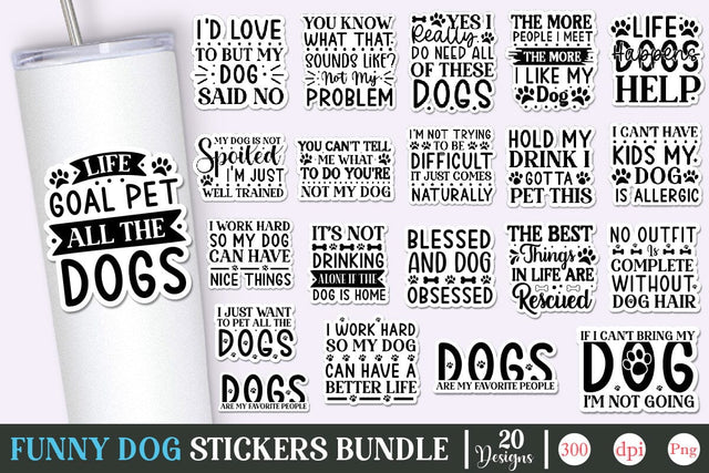 Funny Dog SVG Bundle, Dog Design Bundle, Funny Dog SVG Design, SVGs,Quotes and Sayings,Food & Drink,On Sale, Print & Cut SVG DesignPlante 503 