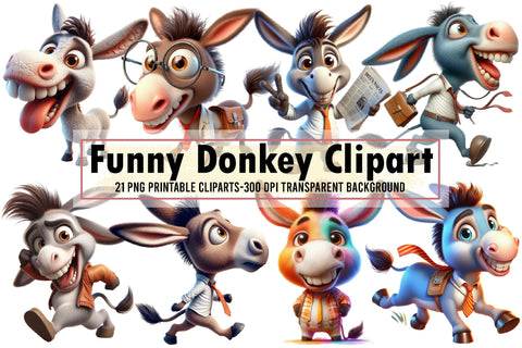 Funny Donkey Sublimation Clipart Sublimation designartist 