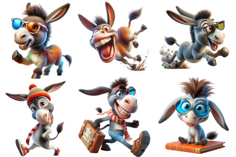 Funny Donkey Sublimation Clipart Sublimation designartist 