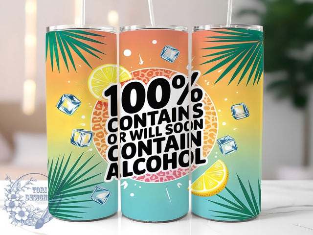 Funny Drinking Alcohol Tumbler, Drinking Humor Wrap, Party Sublimation Design, Quirky Beverage Cup, 20Oz Skinny Tumbler Wrap, Witty Alcohol Mug, Bar Humor Design Sublimation ToriDesigns 
