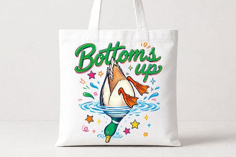 Funny Duck Bottoms Up PNG | Duck Sublimation Design SVG BillahCrafts 