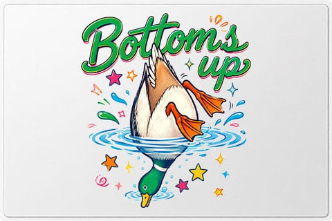 Funny Duck Bottoms Up PNG | Duck Sublimation Design SVG BillahCrafts 