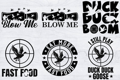 Funny Duck Hunting Shirt Bundle, Hunting Season SVG SVG Creativeart88 