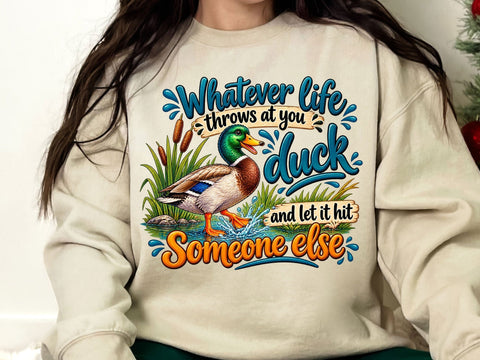 Funny Duck Sarcastic PNG Design SVG artprintfile 