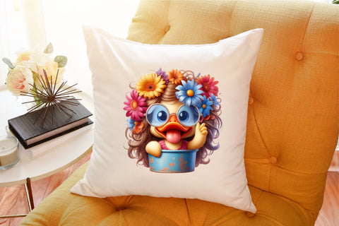 Funny Duck Sublimation Clipart Bundle Sublimation designartist 