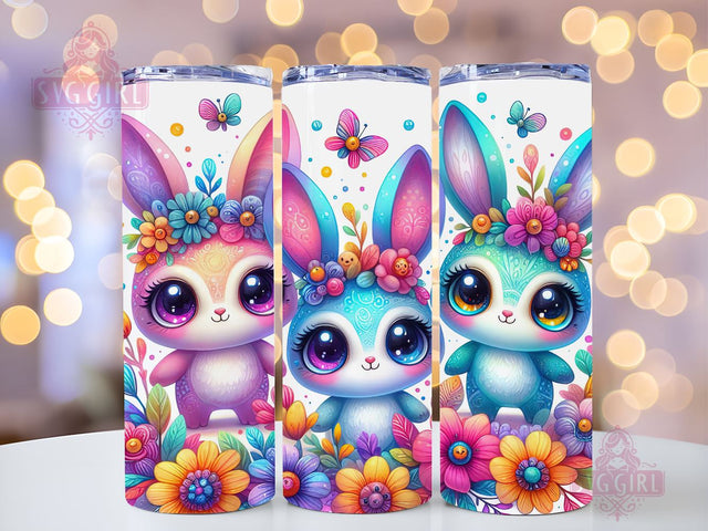 Funny Easter Bunny 20oz Tumbler Wrap Sublimation Design, Straight Tapered Tumbler Wrap, Happy Easter Tumbler Png, Instant Digital Download Sublimation SvggirlplusArt 