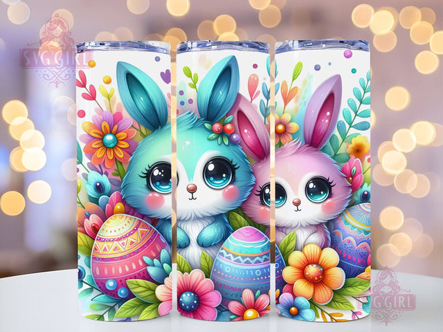 Funny Easter Bunny 20oz Tumbler Wrap Sublimation Design, Straight Tapered Tumbler Wrap, Happy Easter Tumbler Png, Instant Digital Download Sublimation SvggirlplusArt 