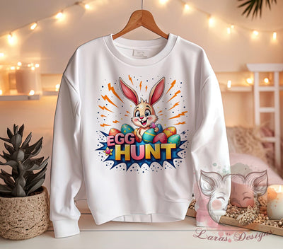 Funny Easter Bunny, Easter Egg Hunt, Bunny PNG, Sublimation Design, Digital Download, Easter Clipart, Spring Decor, Cute Bunny Art Sublimation Lara' s Designs 