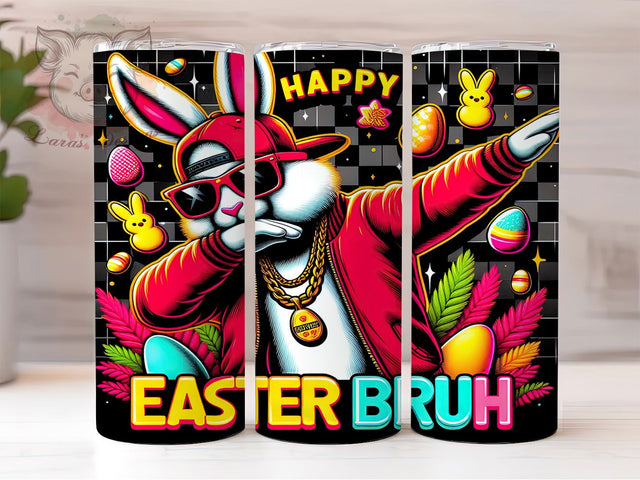 Funny Easter Bunny Eggs Tumbler Wrap, Bunny Eggs Wrap, Easter Bruh Cup, Rabbit Sublimation Design, Cute Bunny Mug, Spring Easter Gift, Happy Easter Drinkware Sublimation Lara' s Designs 