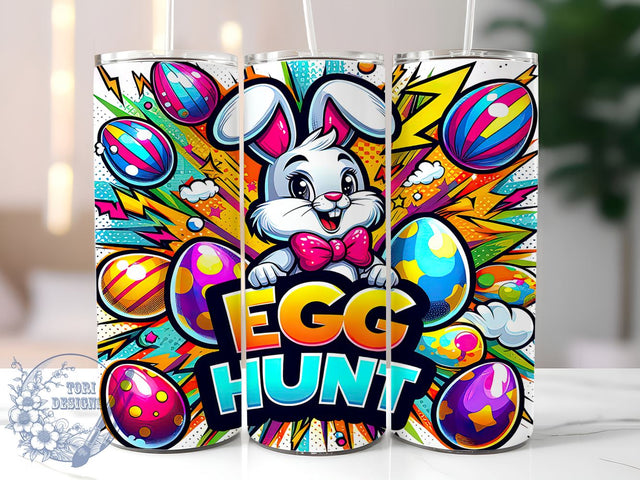 Funny Easter, Easter Egg Hunt, Rabbit Tumbler, 20oz Tumbler, PNG File, Sublimation Design, Spring Drinkware, Easter Humor Sublimation ToriDesigns 