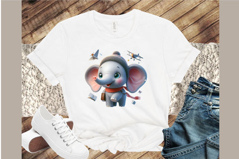 Funny Elephant Sublimation Clipart Sublimation designartist 