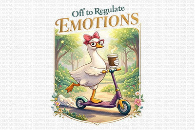 Funny Emotional Regulation PNG | Mental Health Humor Digital Download SVG BillahCrafts 