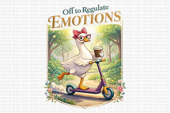 Funny Emotional Regulation PNG | Mental Health Humor Digital Download SVG BillahCrafts 