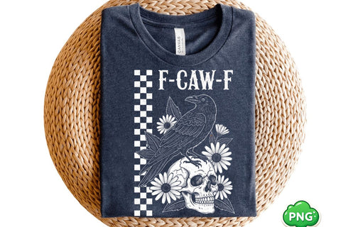 Funny F-Caw-F Chicken PNG | Screaming Rooster Meme Clipart | Crazy Hen Digital Art | Farm Animal Sublimation BB Type Studios 