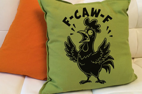 Funny F-Caw-F| Funny Rooster Meme SVG Cutting Files. SVG CosmosFineArt 
