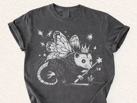 Funny Fairy Opossum Meme Shirt SVG DesignDestine 