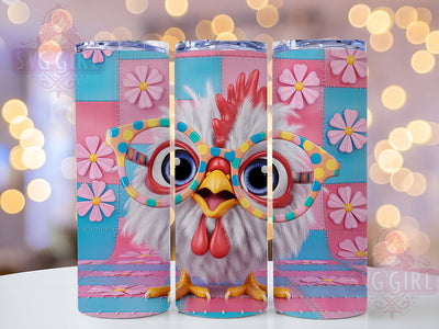Funny Farm Chicken Tumbler, Farm Life Tumbler, Rustic 20oz Wrap, Sublimation Design, Country Humor Gift, Stylish Chicken Wrap, Farmhouse Tumbler Sublimation SvggirlplusArt 