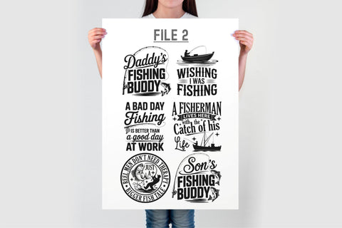 Funny Fishing SVG Bundle – 20 Quotes for Cricut & Shirts SVG TonisArtStudio 