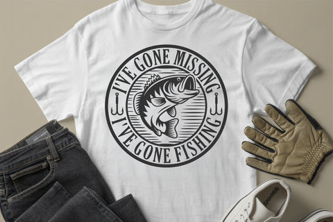 Funny Fishing Svg - If I've gone missing I've gone Fishing - Gone Fishing Svg - Png Dxf Eps Pdf - Fishing Shirt - Fathers Day Svg SVG TonisArtStudio 