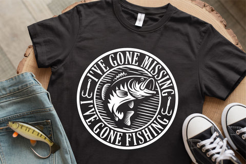 Funny Fishing Svg - If I've gone missing I've gone Fishing - Gone Fishing Svg - Png Dxf Eps Pdf - Fishing Shirt - Fathers Day Svg SVG TonisArtStudio 
