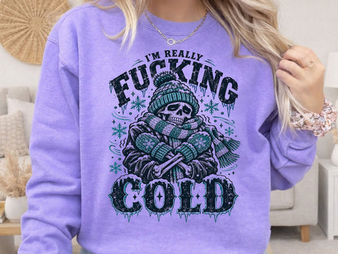 Funny Freezing Skeleton Winter Quote PNG SVG DesignDestine 