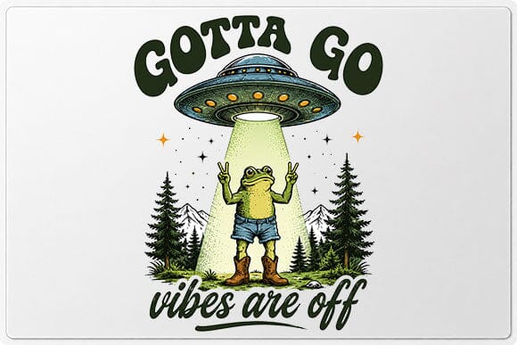 Funny Frog UFO PNG Funny Animal Sublimation Digital Download SVG BillahCrafts 