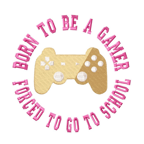 Funny Gamer Embroidery Designs Bundle - 6 Machine Files, PES, JEF, Gaming Quotes, Video Game Designs, Gamer Humor, Machine Embroidery Bundle Embroidery/Applique DESIGNS HappyDesignStudio 
