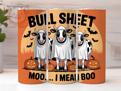 Funny Ghost Cow Halloween Tumbler, Cute Halloween Cow Wrap, Spooky Cow Sublimation, Ghost And Cow Tumbler Design, Funny Halloween Drinkware, Pumpkin Cow Tumbler Wrap, Haunted Farmhouse Tumbler Sublimation Lara' s Designs 