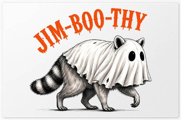 Funny Ghost Raccoon PNG | Halloween Raccoon Digital Download SVG BillahCrafts 