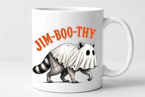 Funny Ghost Raccoon PNG | Halloween Raccoon Digital Download SVG BillahCrafts 