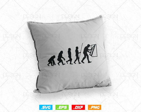Funny Glazier Evolution Svg Png, Glazer, Glass Worker, Glass Fitter, Glass Setter, Window Fabricator, Fathers Day Svg, Svg Files for cricut SVG DesignDestine 