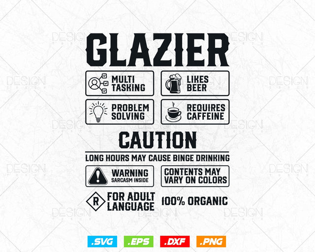 Funny Glazier Saying Window Fitter Svg Png, Glazer, Glass Worker, Fathers Day Svg, Svg Files for Cricut Silhouette, Instant Download SVG DesignDestine 