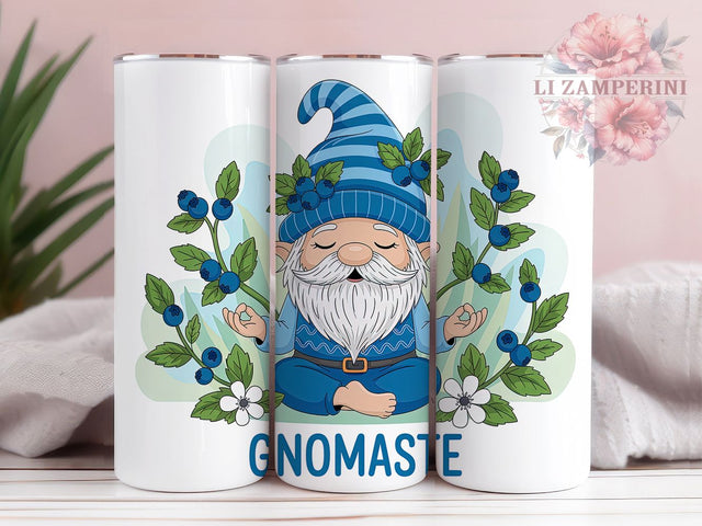 Funny Gnomaste Yoga Gnome Tumbler Wrap, Sublimation Design, Gnome Yoga Wrap, Funny Gnomaste Quote, Cute Gnome Tumbler, 20Oz Tumbler, Digital Download Sublimation Li Zamperini 