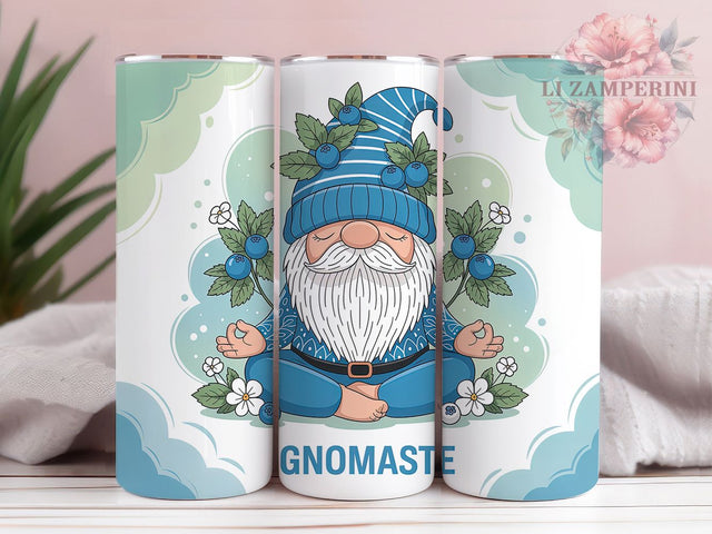 Funny Gnomaste Yoga Gnome Tumbler Wrap, Sublimation Design, Gnome Yoga Wrap, Funny Gnomaste Quote, Cute Gnome Tumbler, 20Oz Tumbler, Digital Download Sublimation Li Zamperini 
