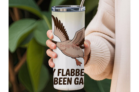 Funny Goose 20oz Tumbler Design Sublimation DesignSVG 