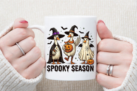 Funny Goose Halloween-Goose Halloween Sublimation designartist 