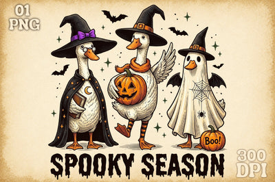 Funny Goose Halloween-Goose Halloween Sublimation designartist 