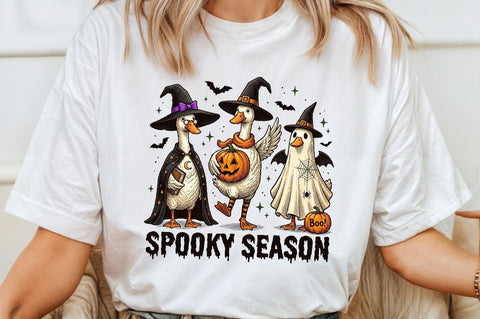 Funny Goose Halloween-Goose Halloween Sublimation designartist 