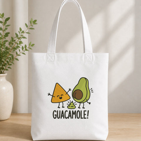 Funny Guacamole Embroidery Design – Avocado & Tortilla Chip Machine Embroidery File, Cute Mexican Food Design Embroidery/Applique DESIGNS PatternFeed8 