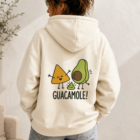 Funny Guacamole Embroidery Design – Avocado & Tortilla Chip Machine Embroidery File, Cute Mexican Food Design Embroidery/Applique DESIGNS PatternFeed8 