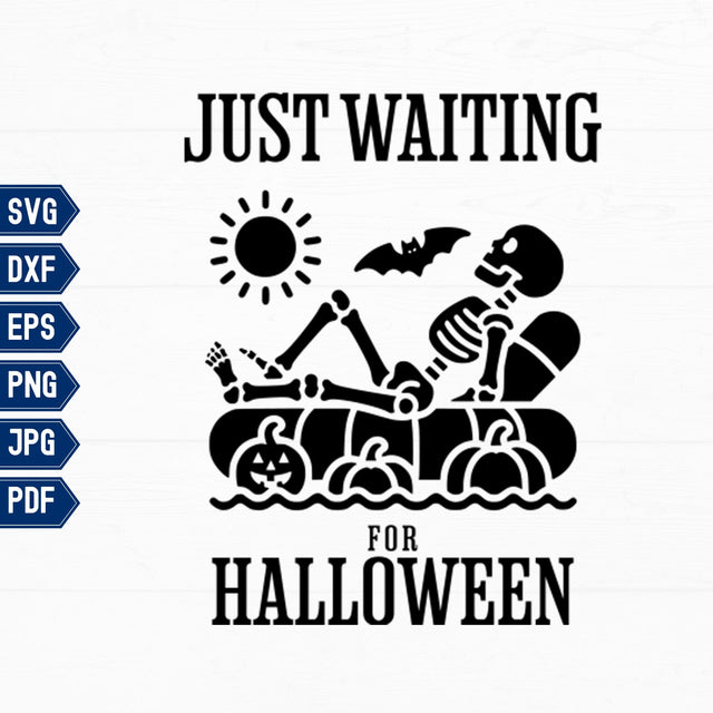 Funny Halloween Skeleton SVG CraftySVGStudio 