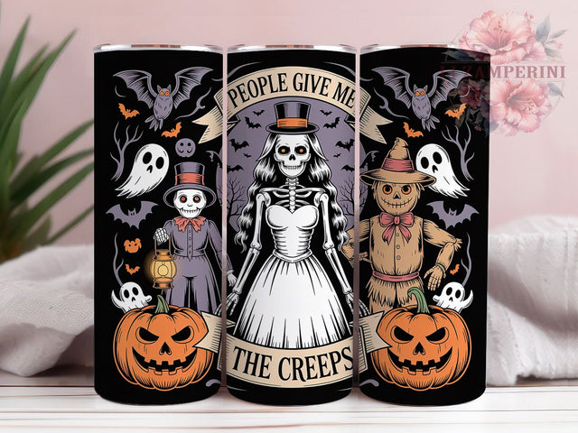 Funny Halloween Spooky Sarcastic Tumbler, Creepy Quote, Spooky Humor, Sarcastic Wrap, Halloween Tumbler, Sublimation Cup, 20Oz Tumbler Sublimation Li Zamperini 