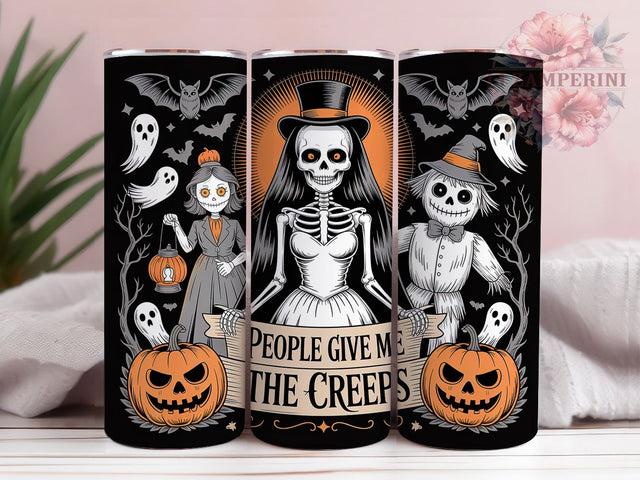 Funny Halloween Spooky Sarcastic Tumbler, Creepy Quote, Spooky Humor, Sarcastic Wrap, Halloween Tumbler, Sublimation Cup, 20Oz Tumbler Sublimation Li Zamperini 