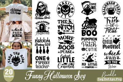 Funny Halloween Svg Bundle SVG Angelina750 